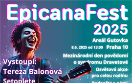 3. ročník EpicanaFestu upozorňuje na vzácnou a těžkou formu epilepsie – syndrom Dravetové